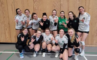 Der Start ins Volleyballjahr 2023 geglückt – 3 Punkte für das Damen 1